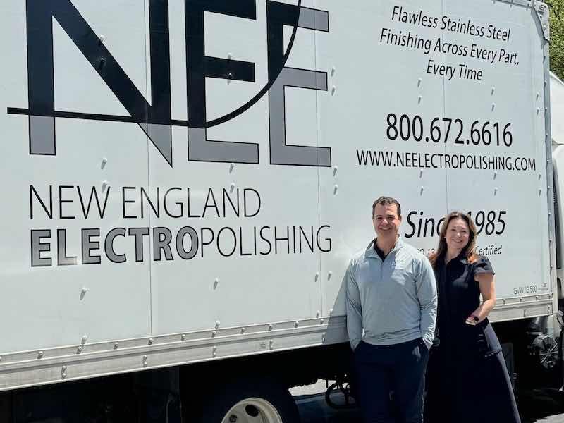 Luke Almeida says the way their father allowed them to assume more control of New England Electropolishing was appreciated.
