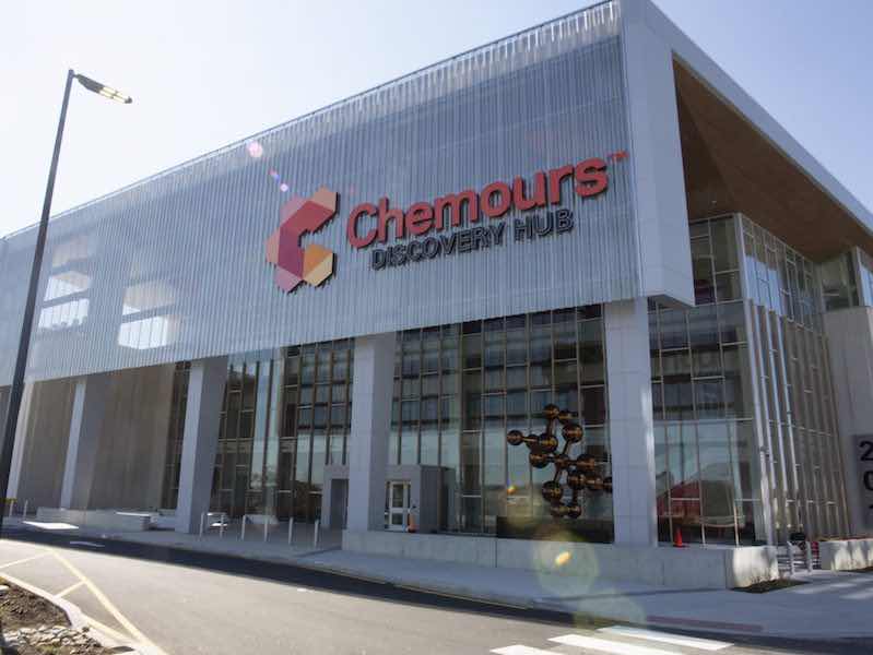 outside of Chemours building
