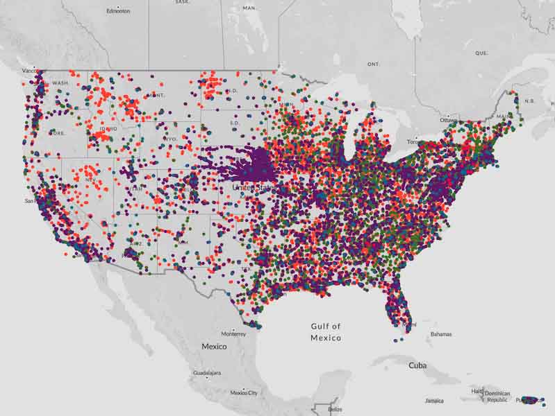 map of the us