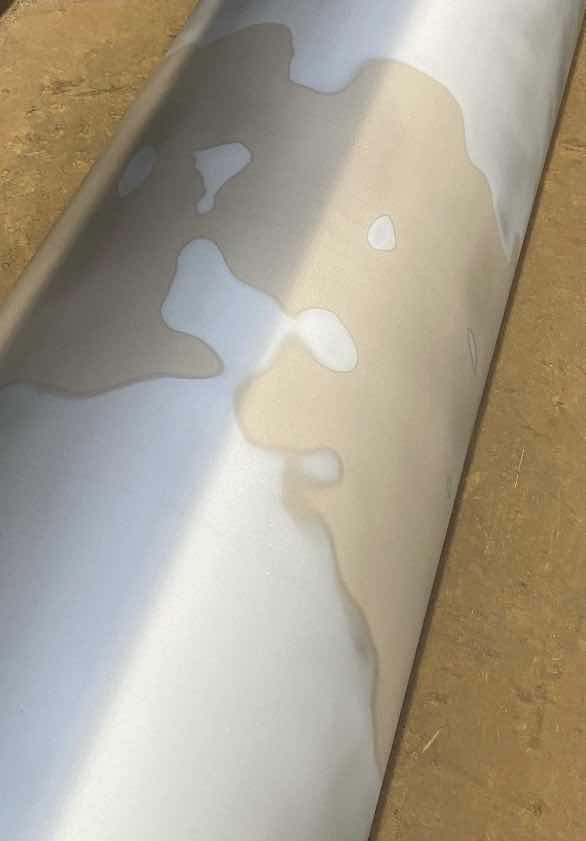 Result of 7% trivalent chrome with total contamination of 12.10.