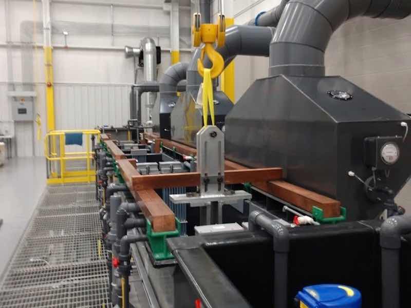 chrome plating line
