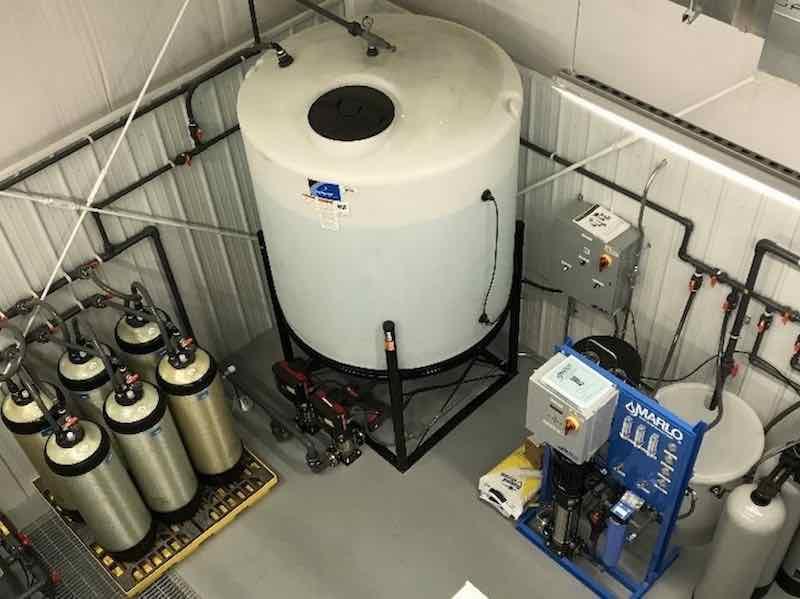 Water Purification System for a Large Operation