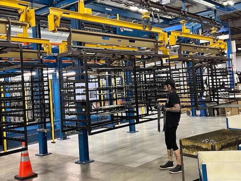 The epoxy ecoat line â which replaced a 30-year-old system â started construction in January 2024.