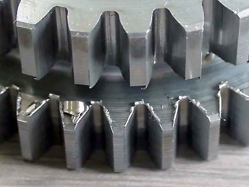 images of before and after with two gears