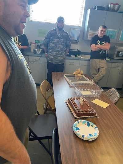 Williams made sure that everyone gets a birthday cake at the shop, as some staff members have gone years without a celebratory party.