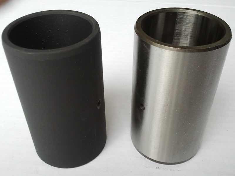 two pipes coated