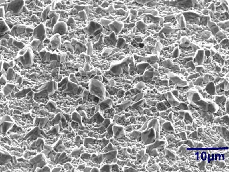 magnified images of tin whiskers