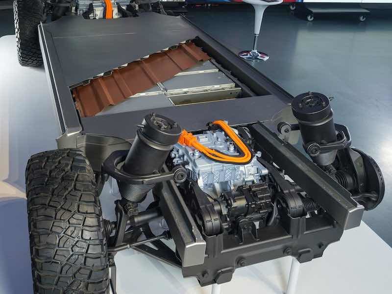 car with an ev battery