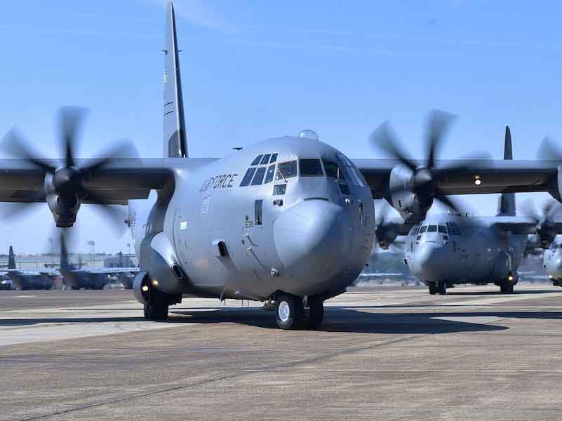 Air Force C-130 plane