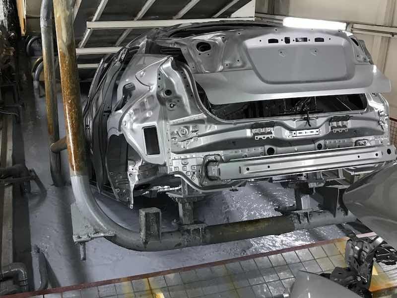 car getting dip in ecoat