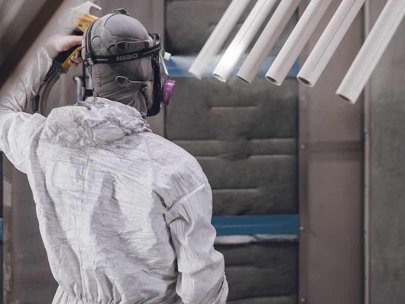 person powder coating