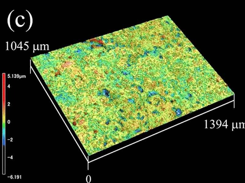 three-dimensional images of the oxide