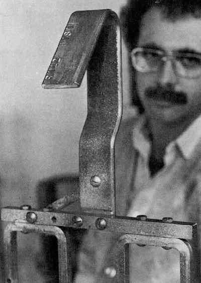 Fig. 3âStainless steel fasteners are recommended for joining members of copper racks.