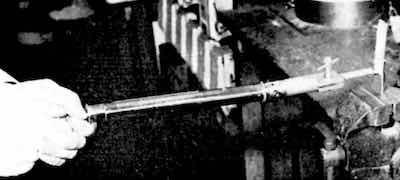 Figure 1 - Method of adhesion testing.